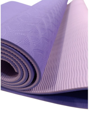 Коврик для йоги " tpe "  6 мм Bavar Sport